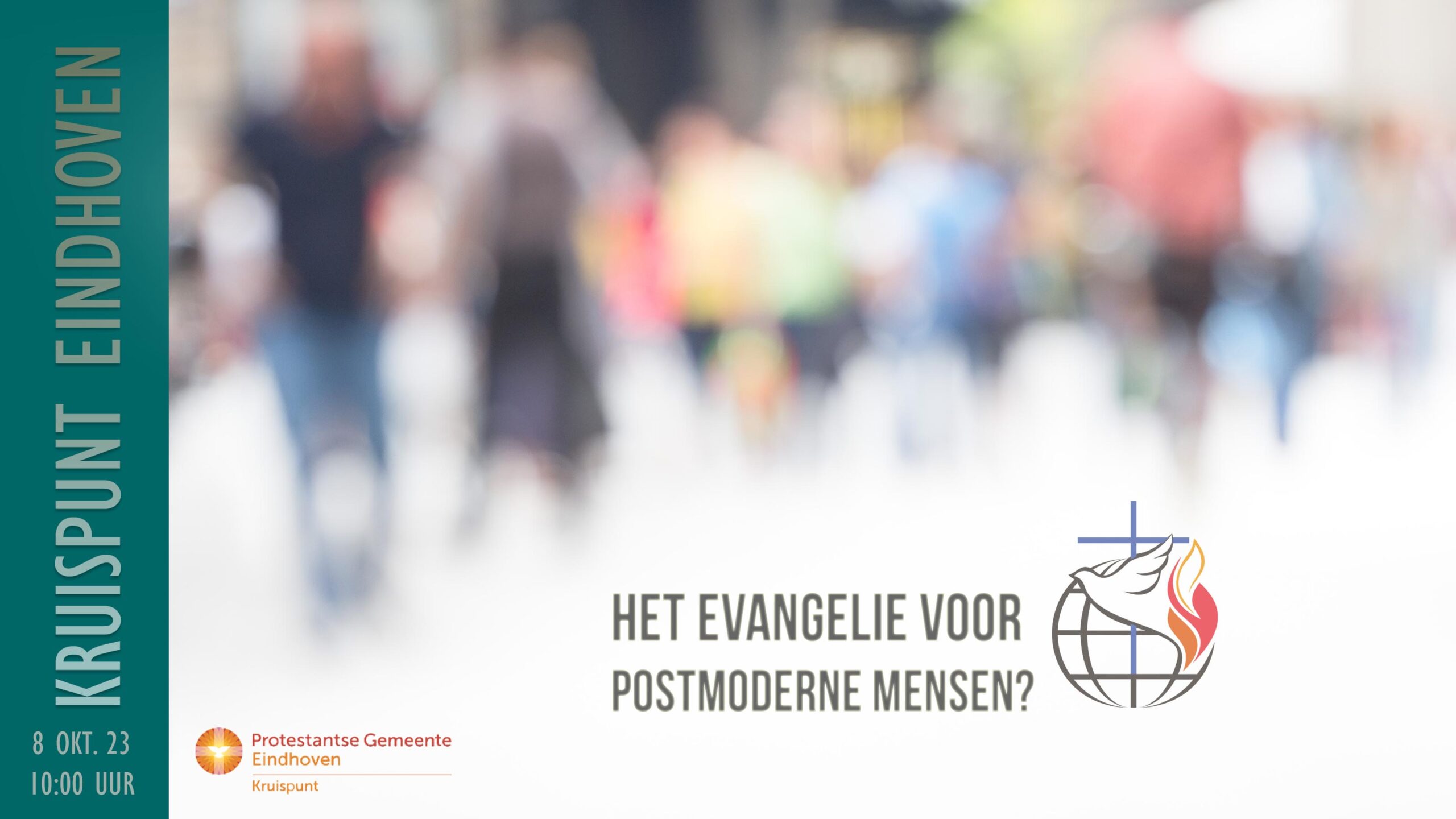 Kerkdienst op 8 oktober 2023 - 10:00 uur. Het evangelie voor postmoderne mensen.