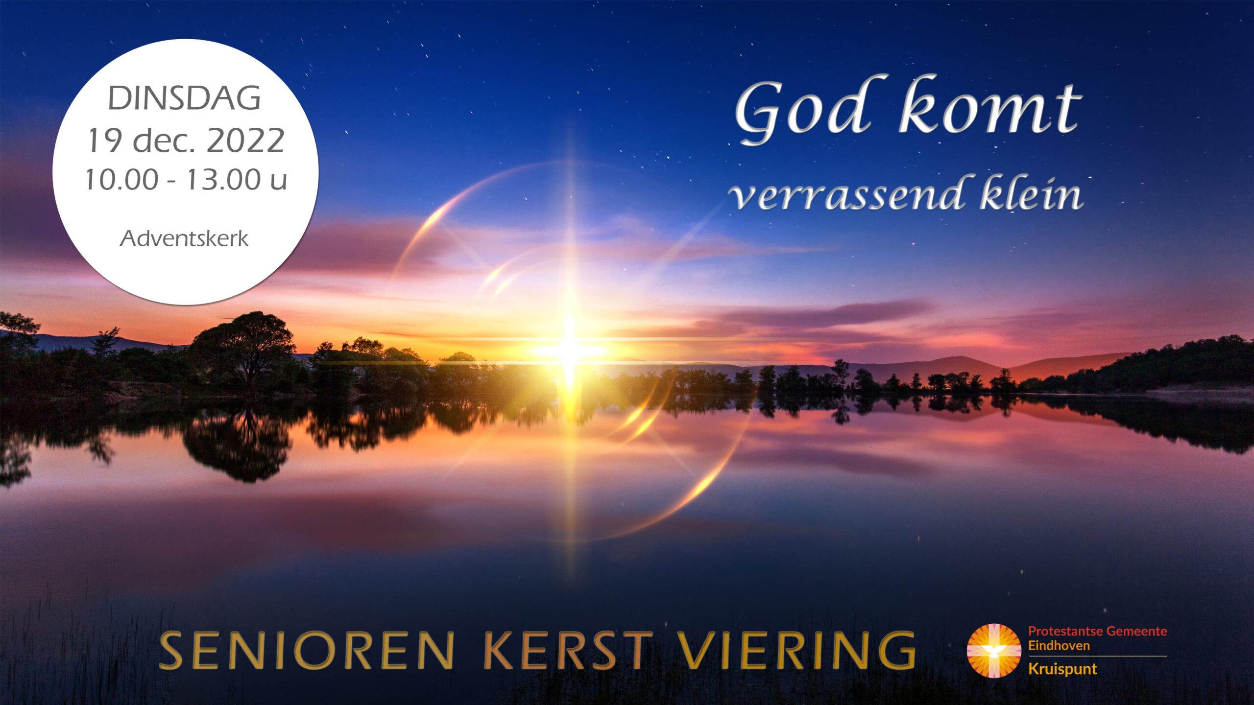 Seniorenkerstviering 2023: God komt verrassend klein.