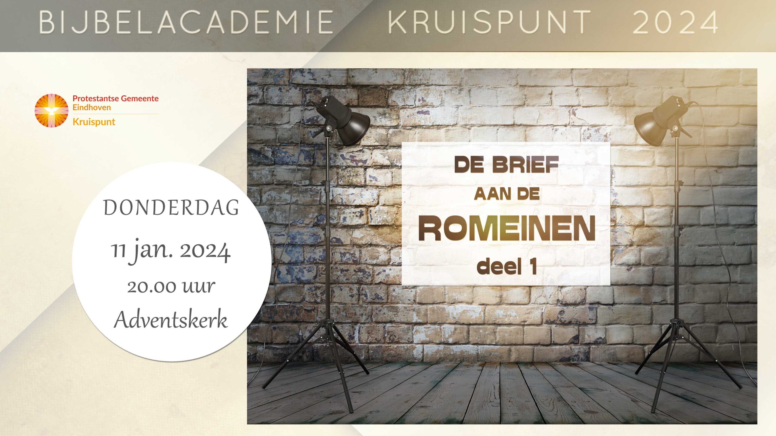 Uitdraai Bijbelacademie 11 januari 2024 - brief aan de Romeinen deel 1